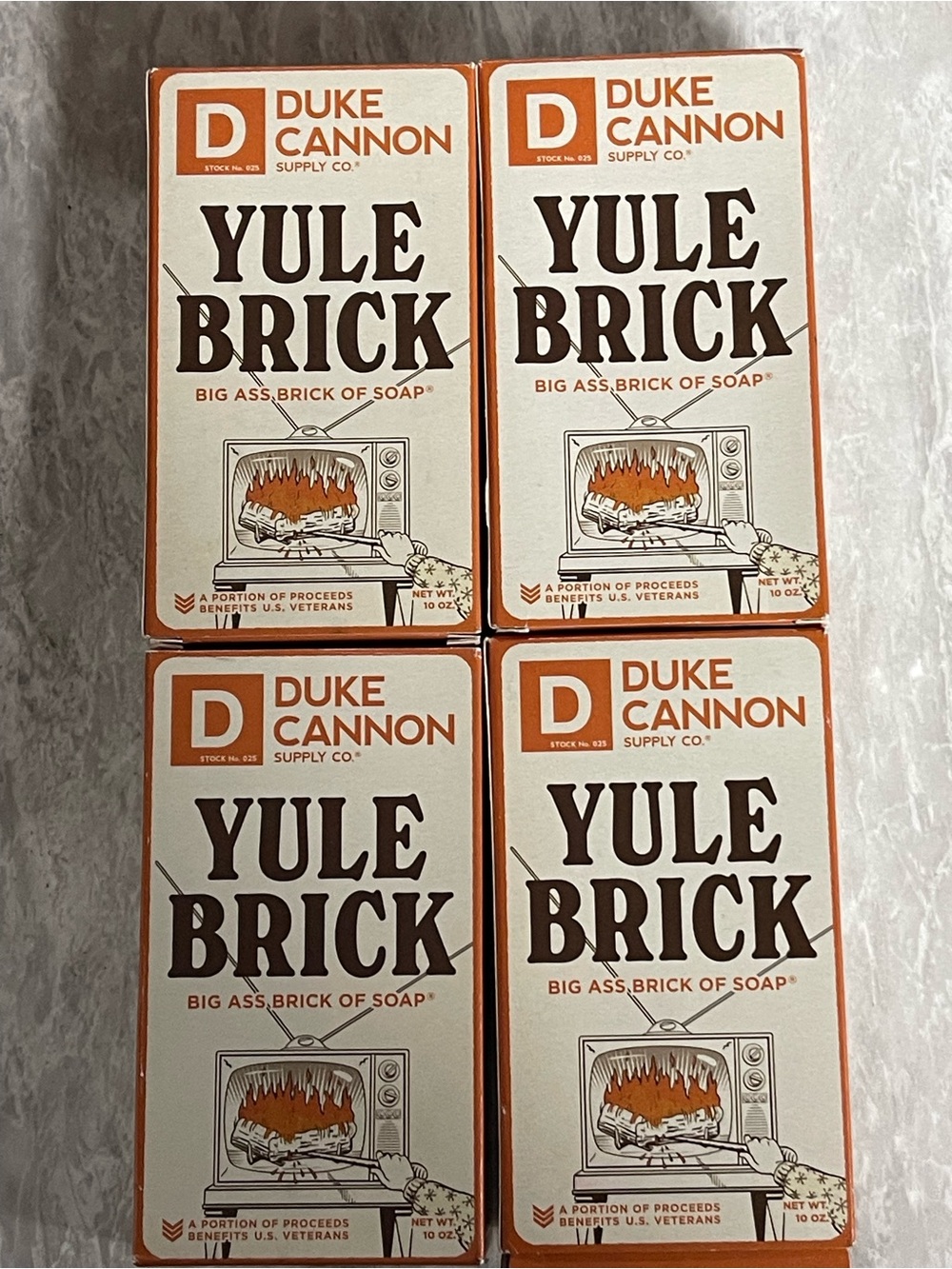 Discontinued Duke Cannon Soap Yule Brick 10oz Lot of 4